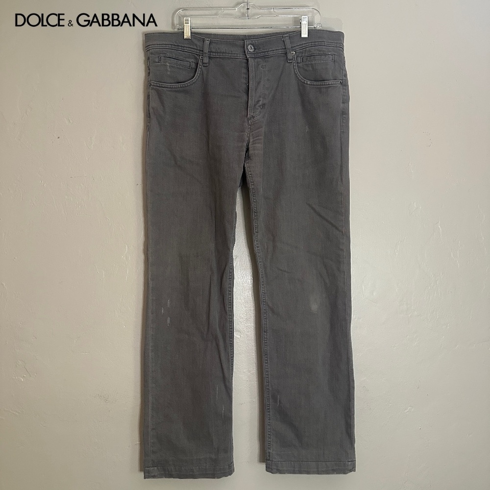 Dolce & Gabbana Gray Denim Jeans 38" waist 33" inseam Gently worn 100% cotton